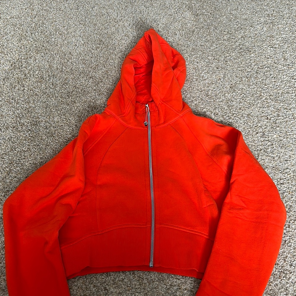 Lulu lemon scuba cropped full zip
